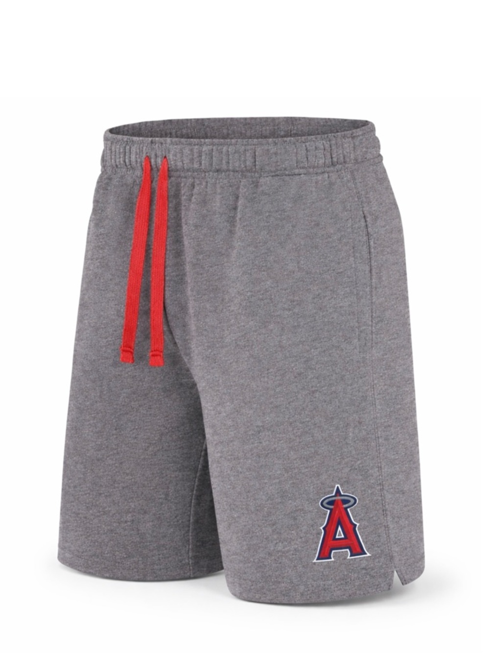 Men's Official Licensed MLB Anaheim Angels Gray Iconic Logo Shorts Medium - Picture 8 of 8